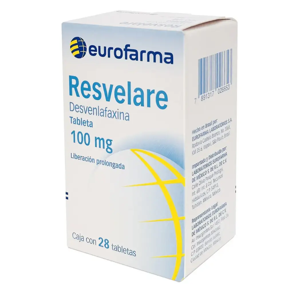 RESVELARE 100MG TABLETAS CON 28