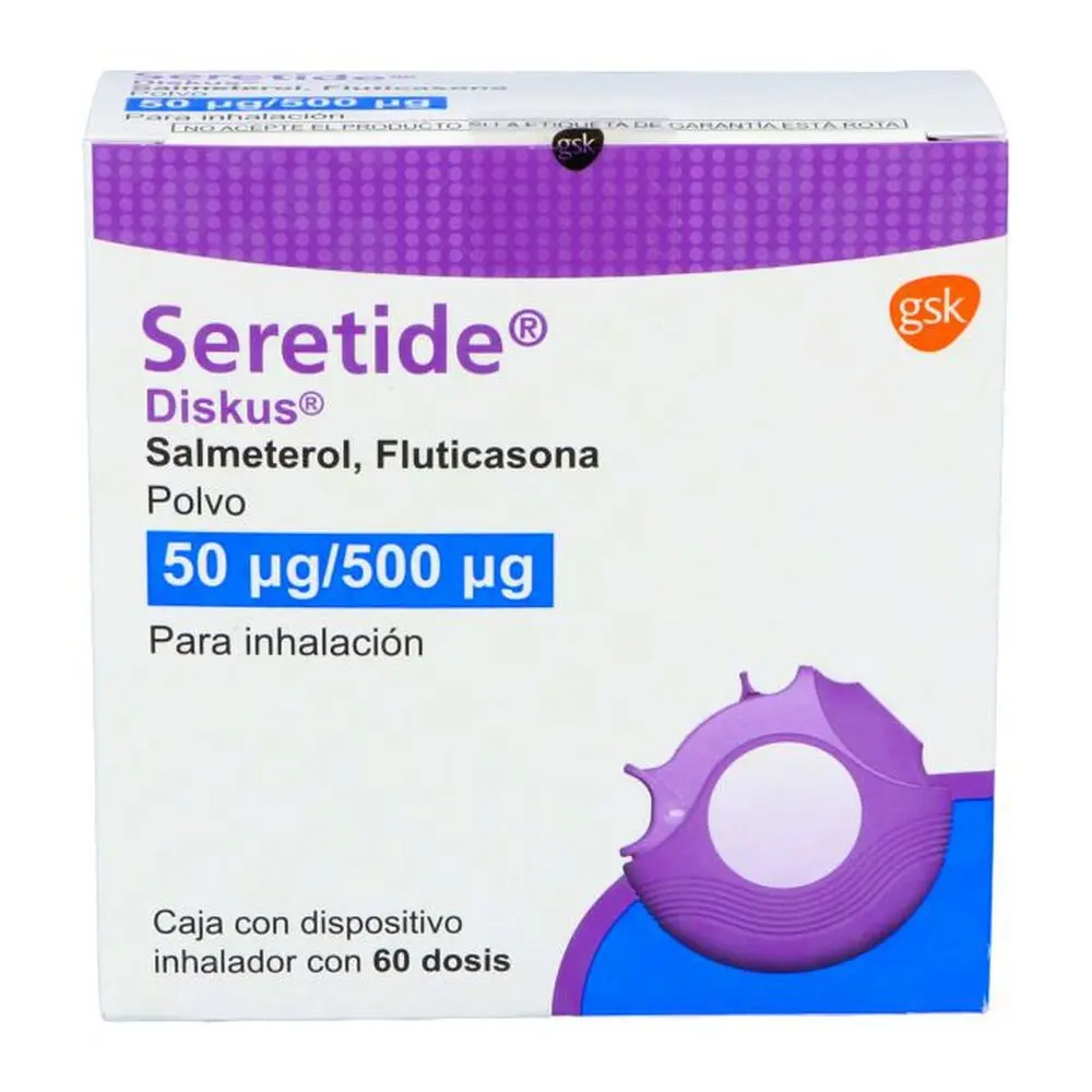 SERETIDE DISKUS 50/500MCG INH CON 60 D