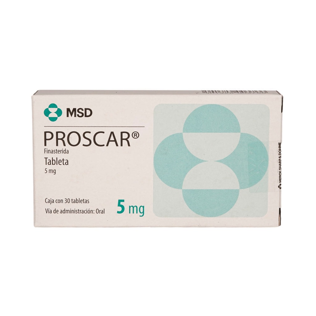 PROSCAR 5MG GRAGEAS CON 30