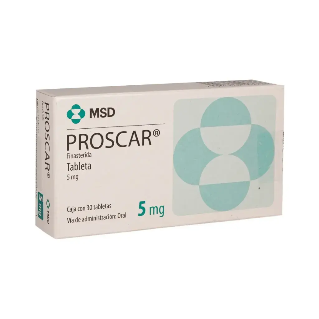 PROSCAR 5MG GRAGEAS CON 30