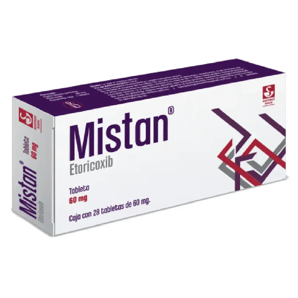 MISTAN 60MG TABLETAS CON 28
