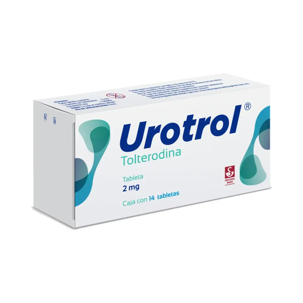 UROTROL 2 MG - CAJA CON 14 TABLETAS (TOLTERODINA)