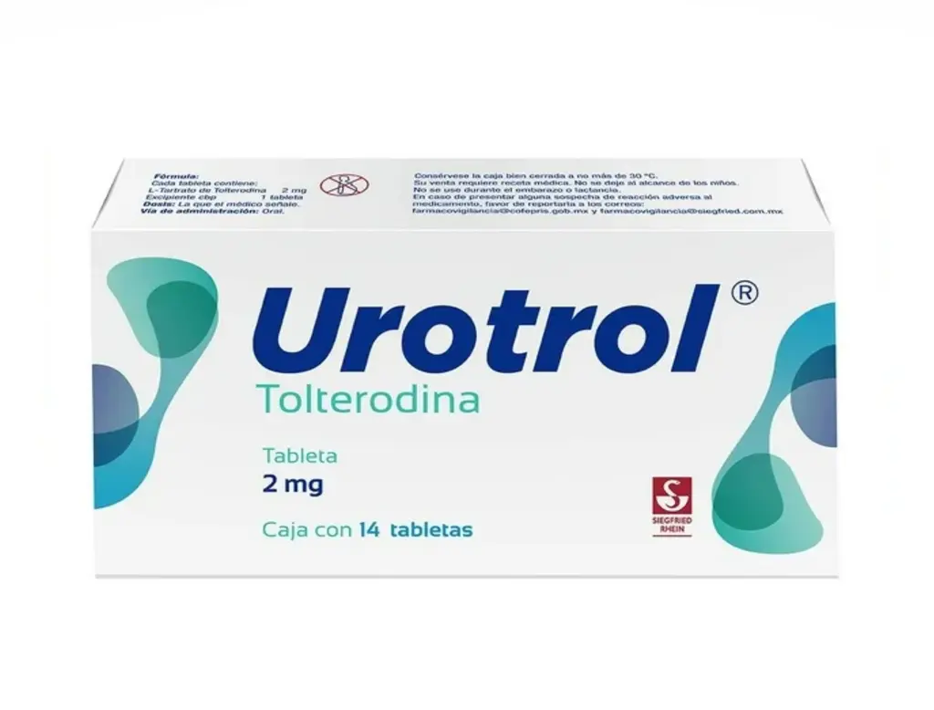 UROTROL 2MG FCO TABLETAS CON 14