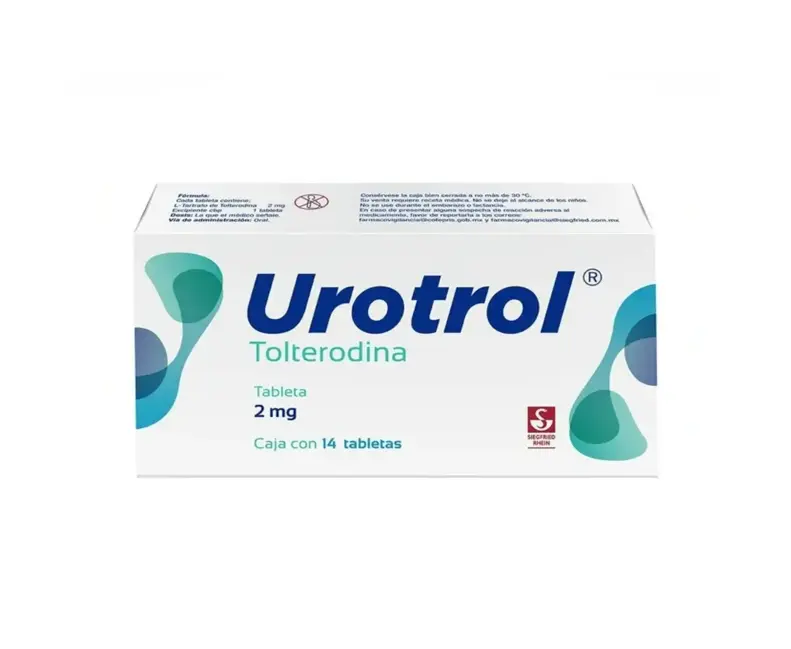 UROTROL 2MG FCO TABLETAS CON 14