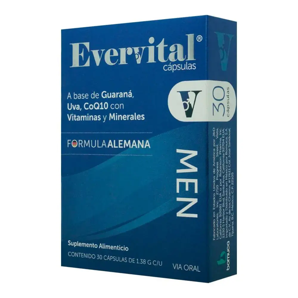 EVERVITAL MEN SUP ALIM CAPS C/30