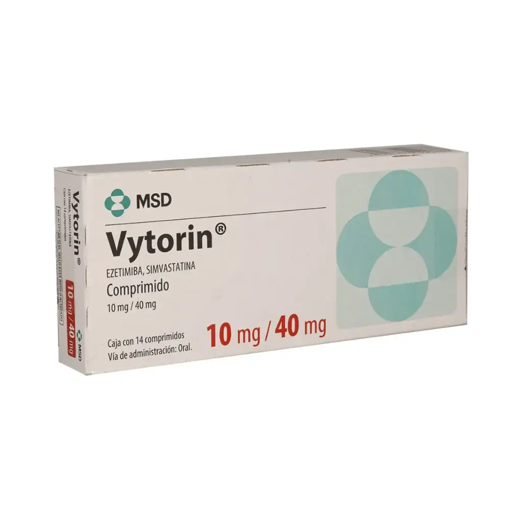 VYTORIN 10/40MG COMPRIMIDOS CON 14