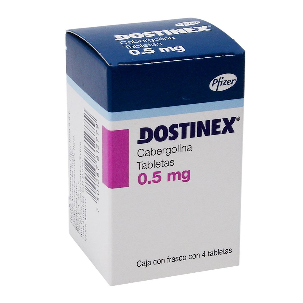 DOSTINEX 0.5MG TABLETAS CON 4