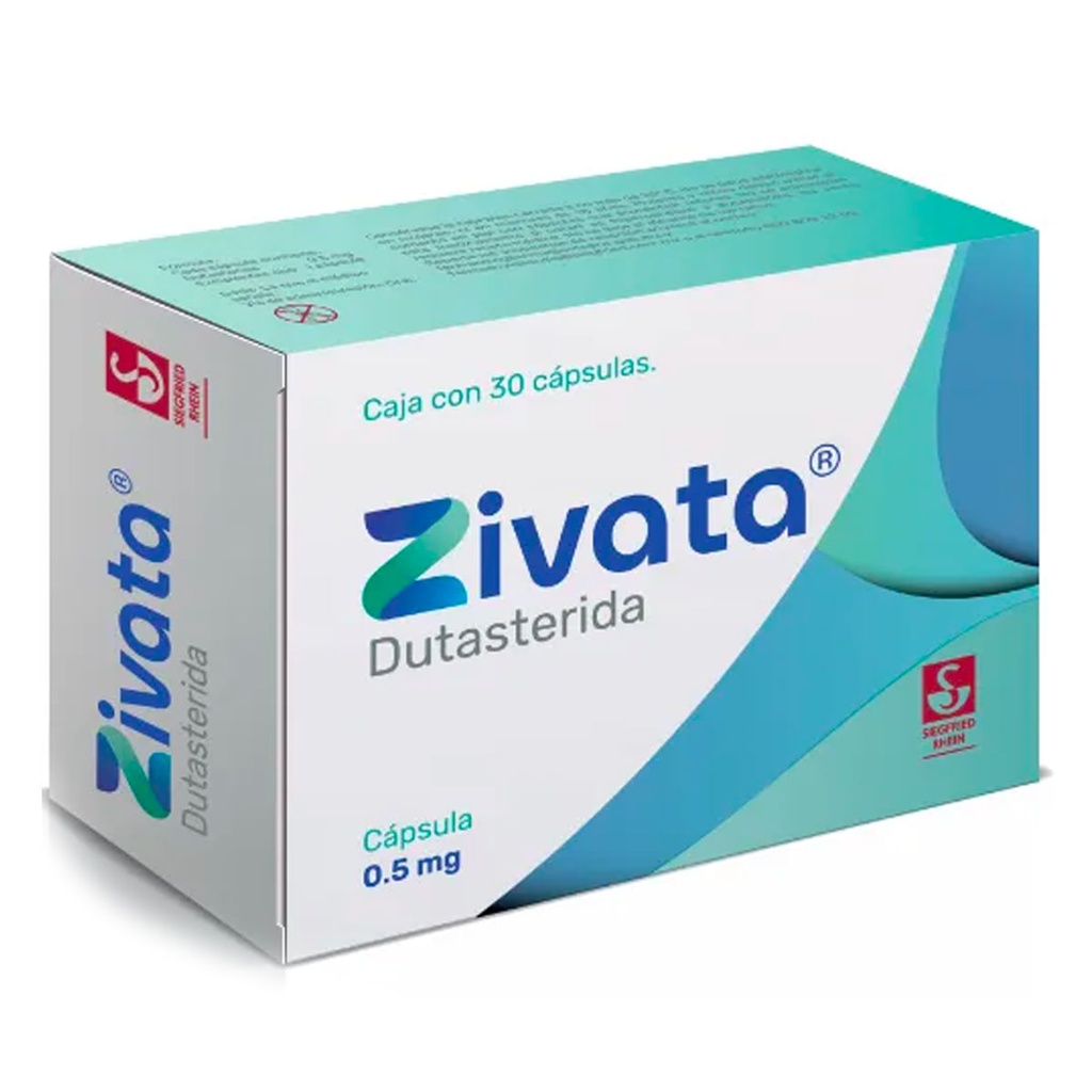 ZIVATA 0.5 MG - CAJA CON 30 CÁPSULAS (DUTASTERIDA)
