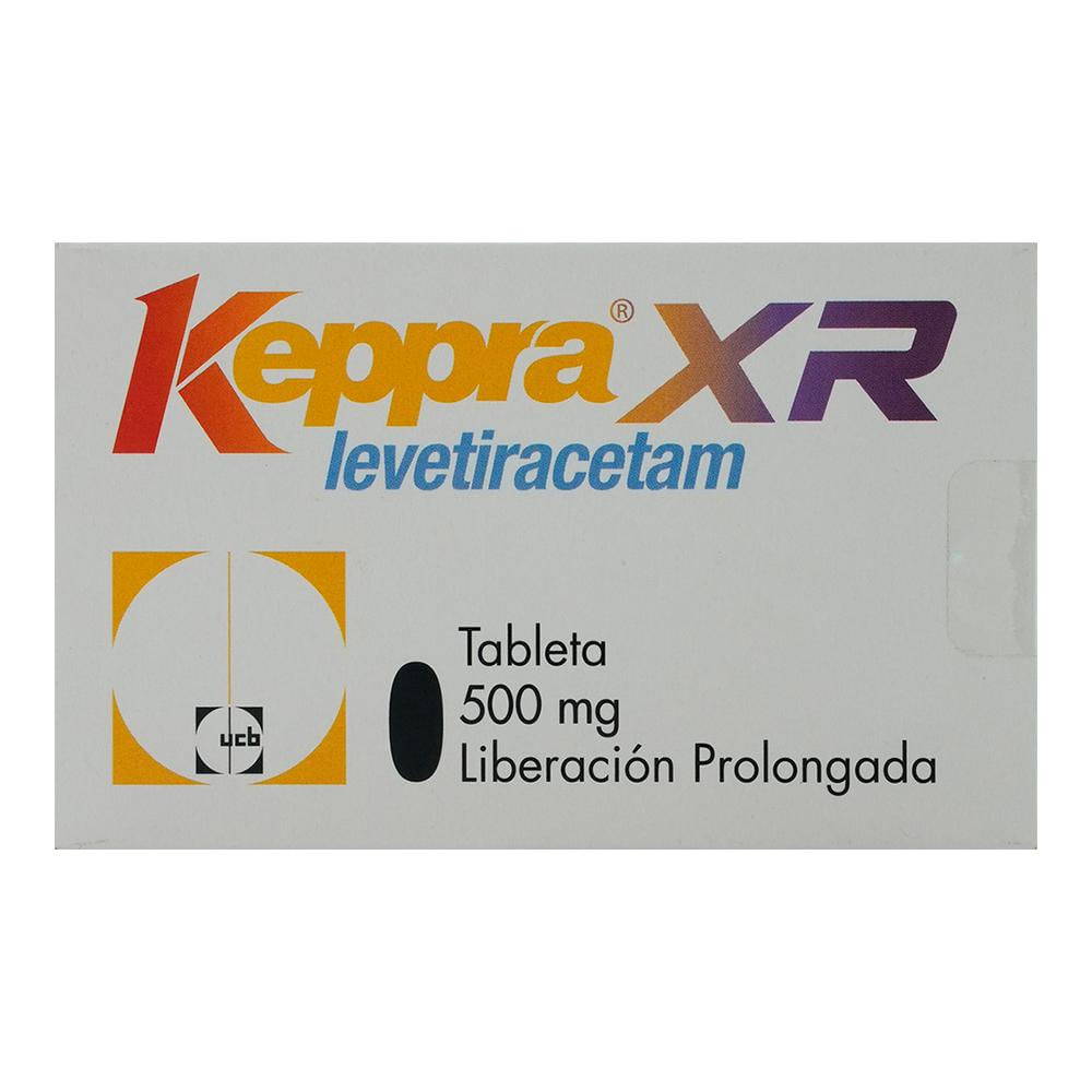 KEPPRA XR 500MG TABLETAS CON 30