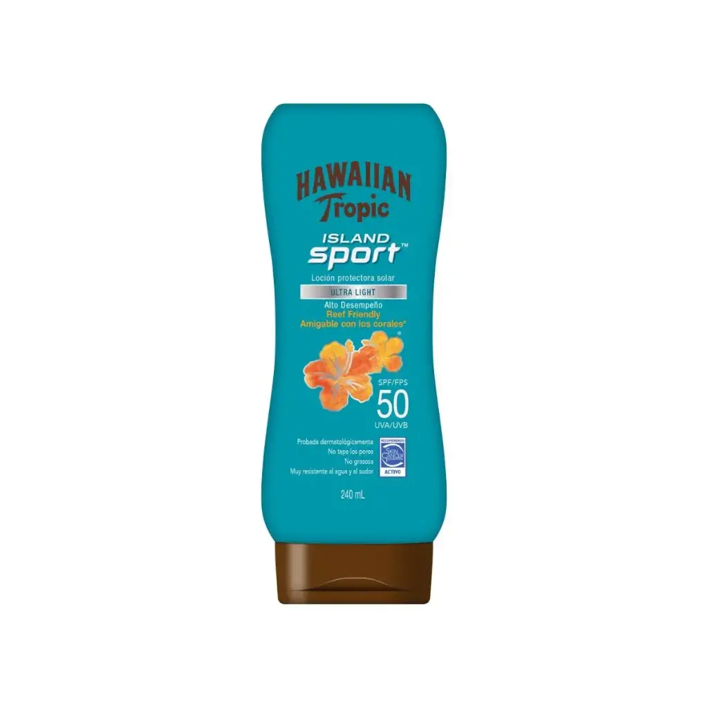 BLOQUEADOR HAWAIIAN TROPIC ISLAND SPORT FPS50+ 240ML