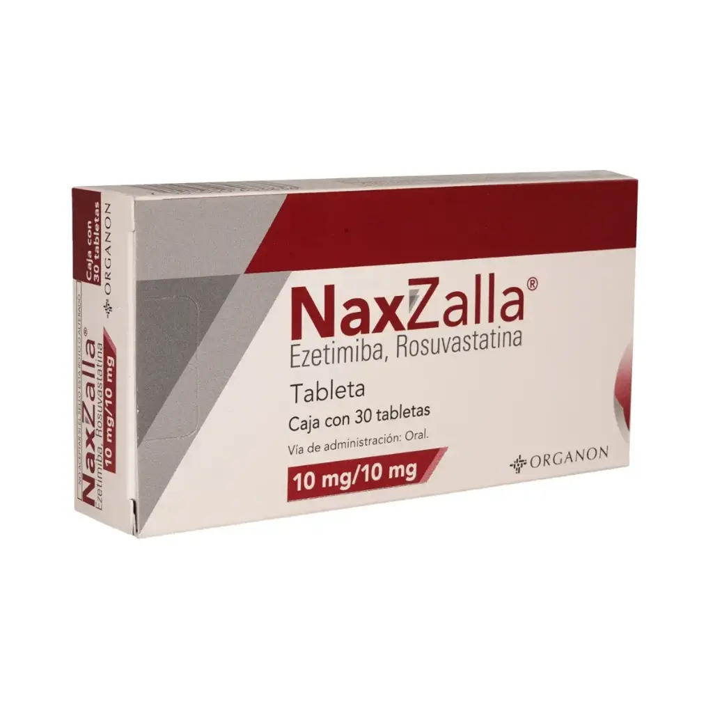 NAXZALLA 10/10MG TABLETAS CON 30