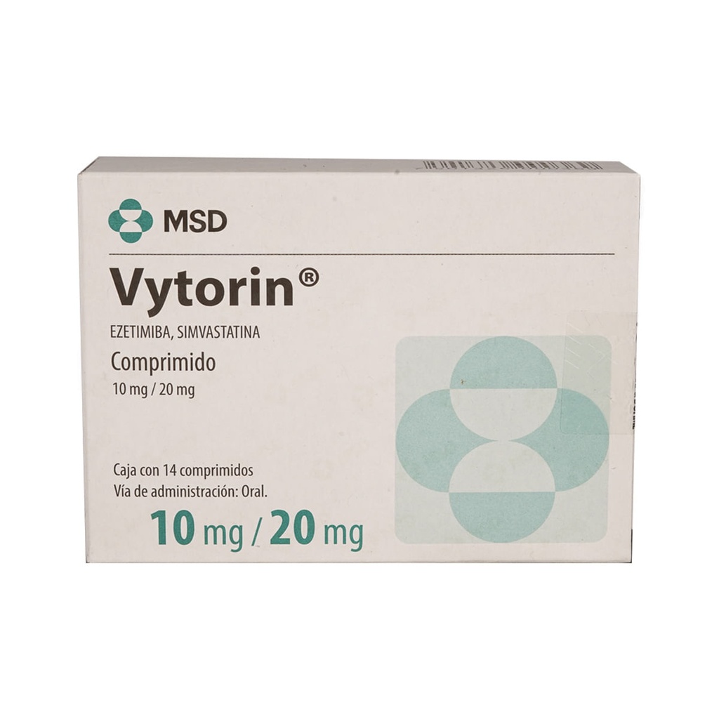 VYTORIN 10/20MG COMPRIMIDOS CON 14