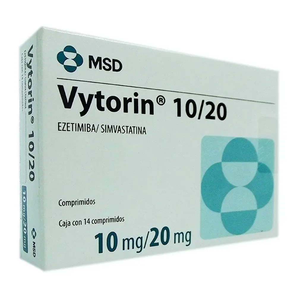 VYTORIN 10/20MG COMPRIMIDOS CON 14