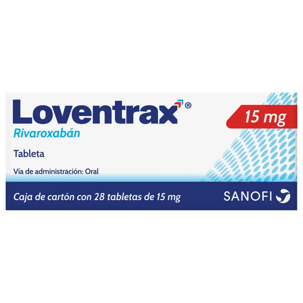 LOVENTRAX 15 MG TABLETAS CON 28