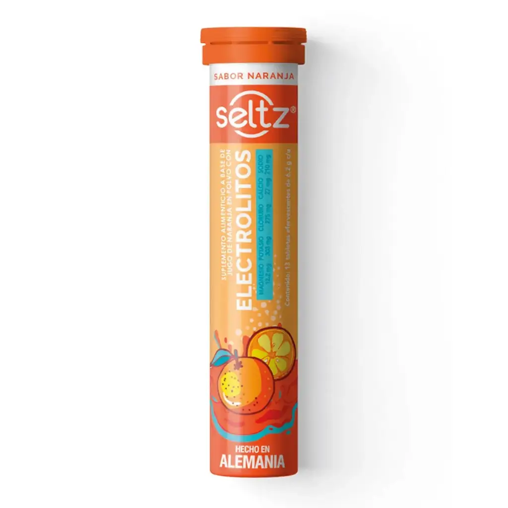SELTZ  NARANJA TAB EFERV C/13
