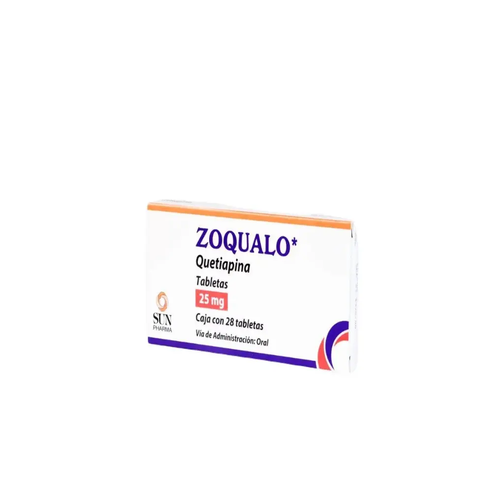 ZOQUALO 25MG TABLETAS CON 28