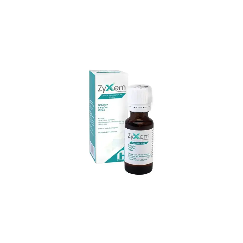 ZYXEM SOLUCION 5MG/ML GOTAS 20ML