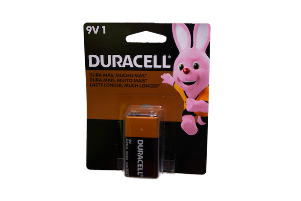 PILA DURACELL 9V CUADRADA CON 1