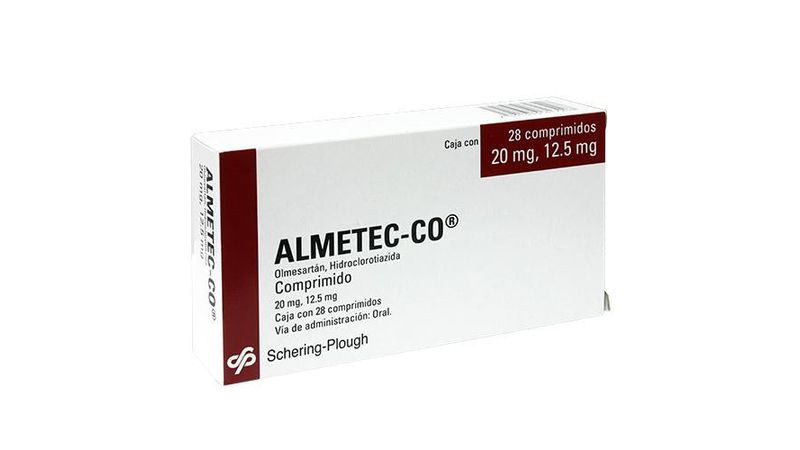 ALMETEC-CO 20/12.5MG COMPRIMIDOS CON 28