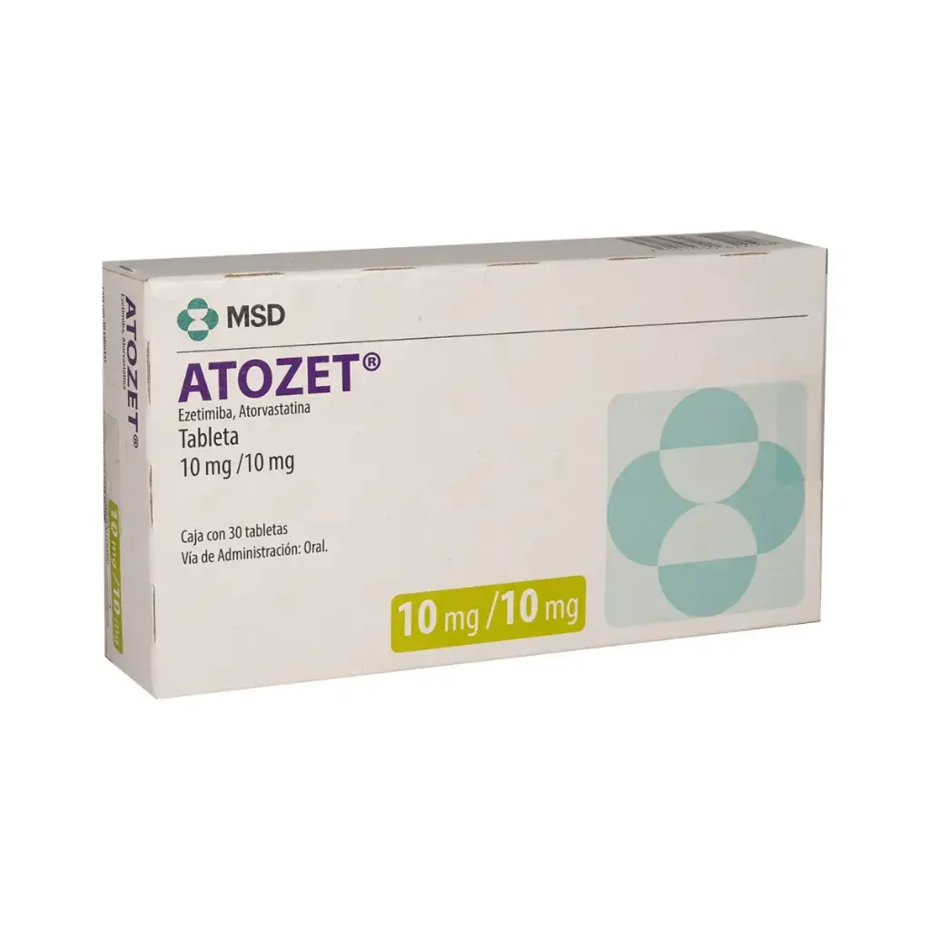 ATOZET 10/10MG TABLETAS CON 30