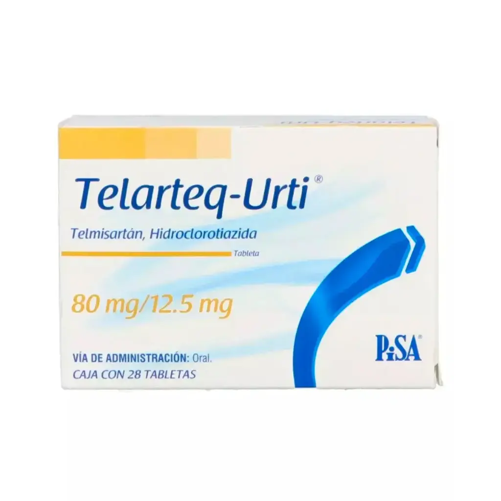 TELARTEQ-URTI 80/12.5MG TABLETAS CON 28