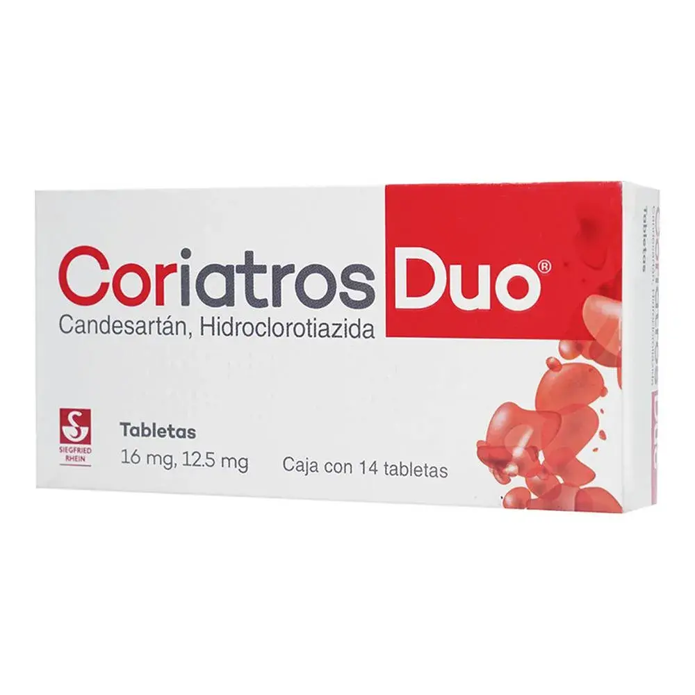 CORIATROS DUO 16/12.5MG TABLETAS CON 14