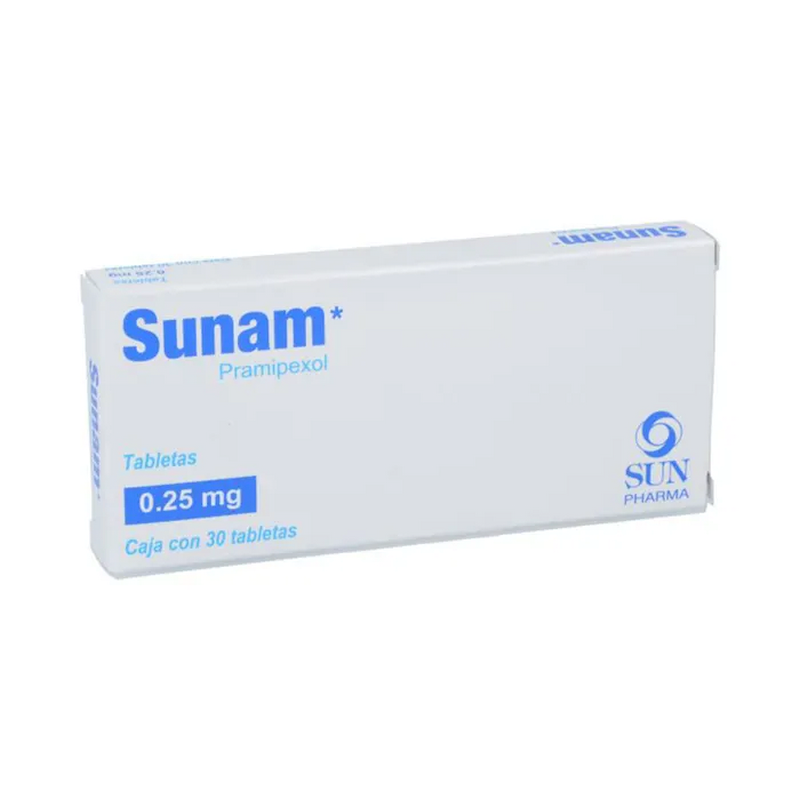 SUNAM 0.25MG TABLETAS CON 30