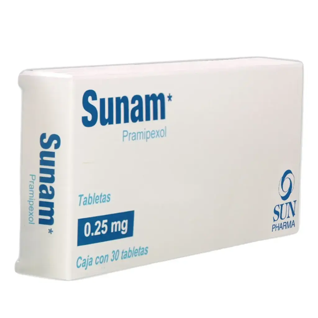 SUNAM 0.25MG TABLETAS CON 30