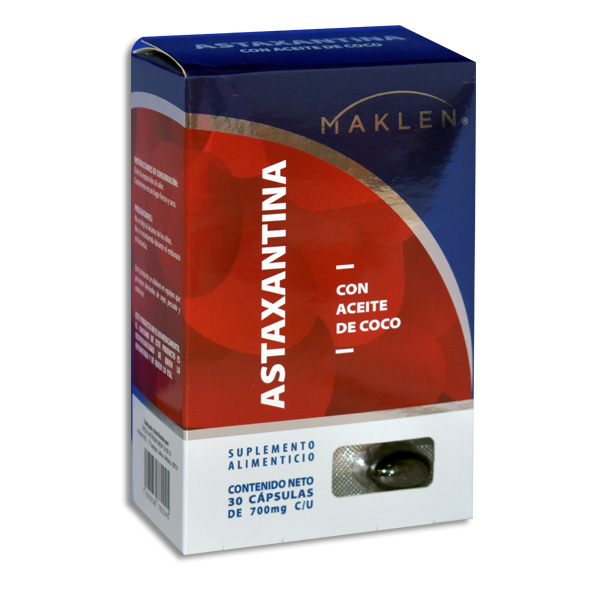 ASTAXANTINA MAKLEN CAPSULAS CON 30