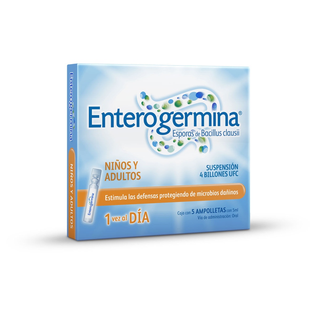 ENTEROGERMINA 4B SUSPENSION ORAL5X5ML AMP