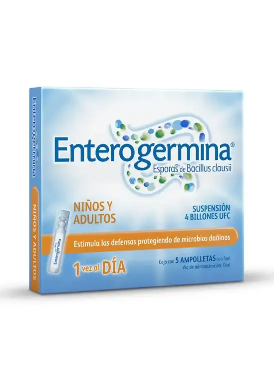 ENTEROGERMINA 4B SUSPENSION ORAL5X5ML AMP