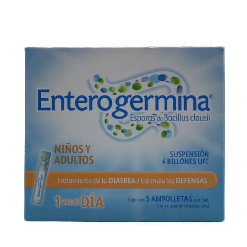 ENTEROGERMINA 4B SUSPENSION ORAL5X5ML AMP