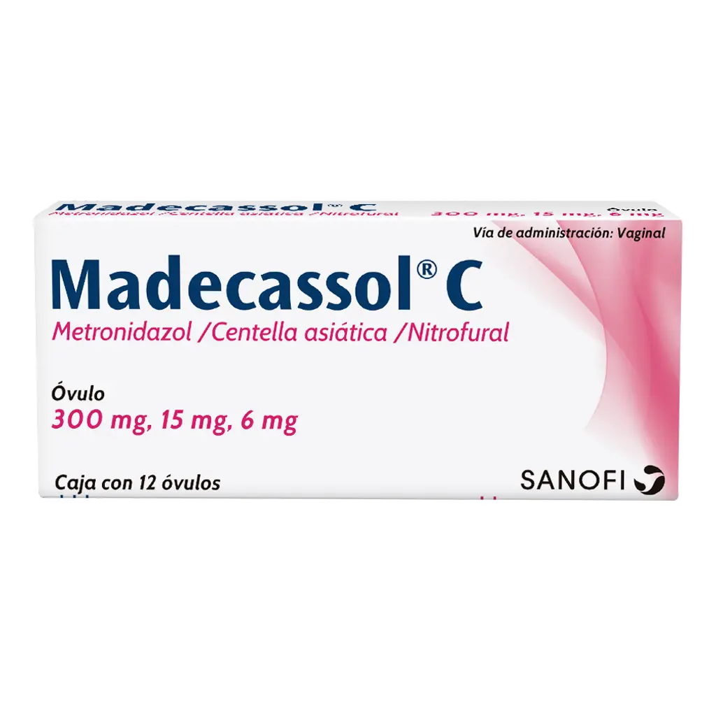 MADECASSOL-C 15MG OVULOS CON 12