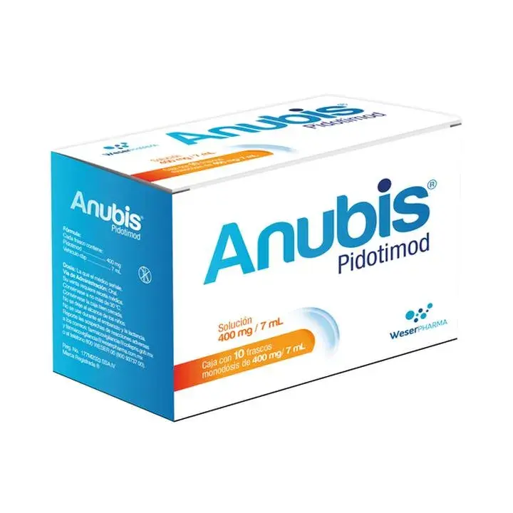 ANUBIS 400MG/7ML SOLUCION CON 10 FCOS