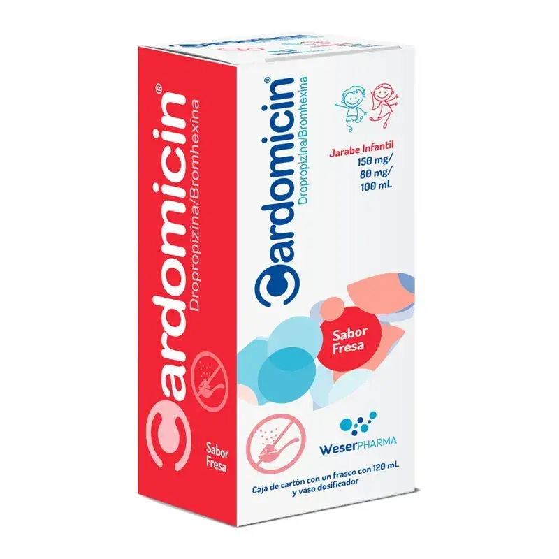 CARDOMICIN INFANTIL FRESA JARABE 120ML