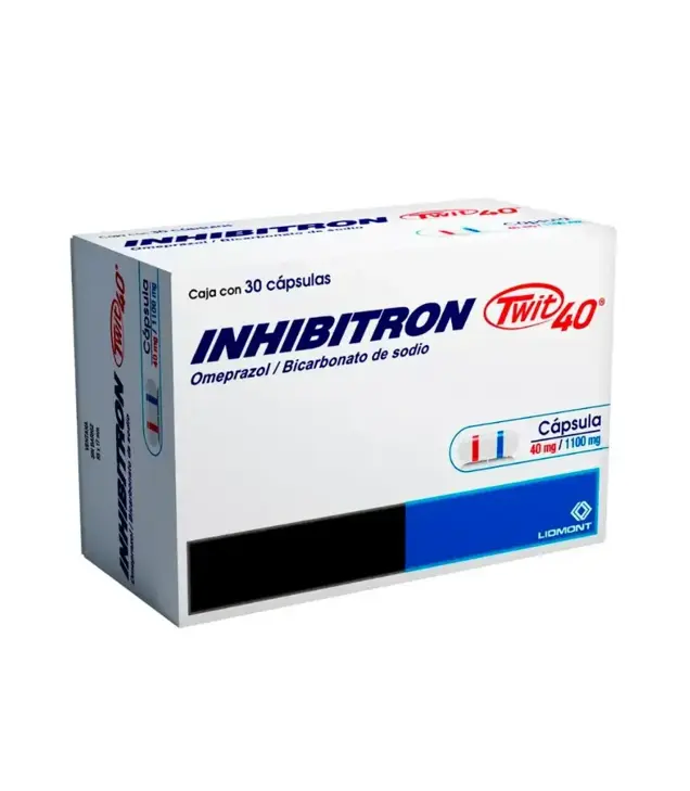 INHIBITRON TWIT40 40/1100MG CAPSULAS CON 30