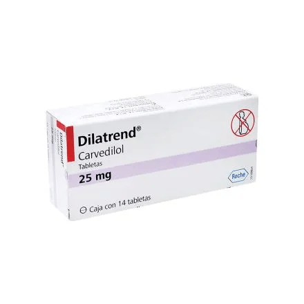 DILATREND 25MG TABLETAS CON 14