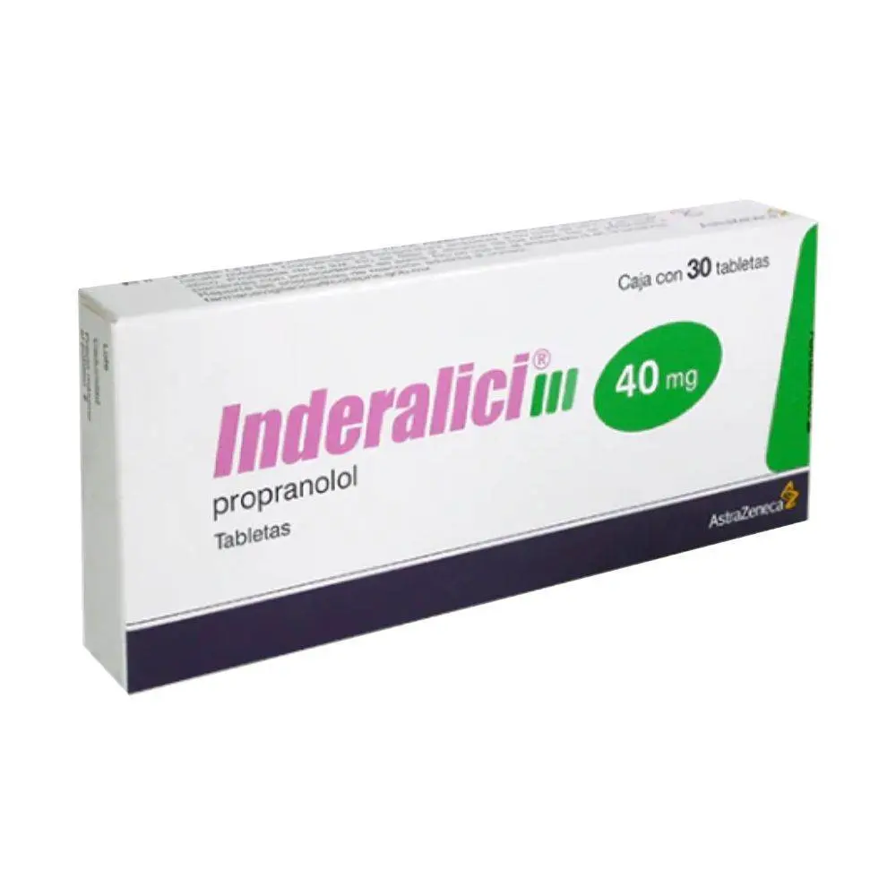 INDERALICI 40MG TABLETAS CON 30
