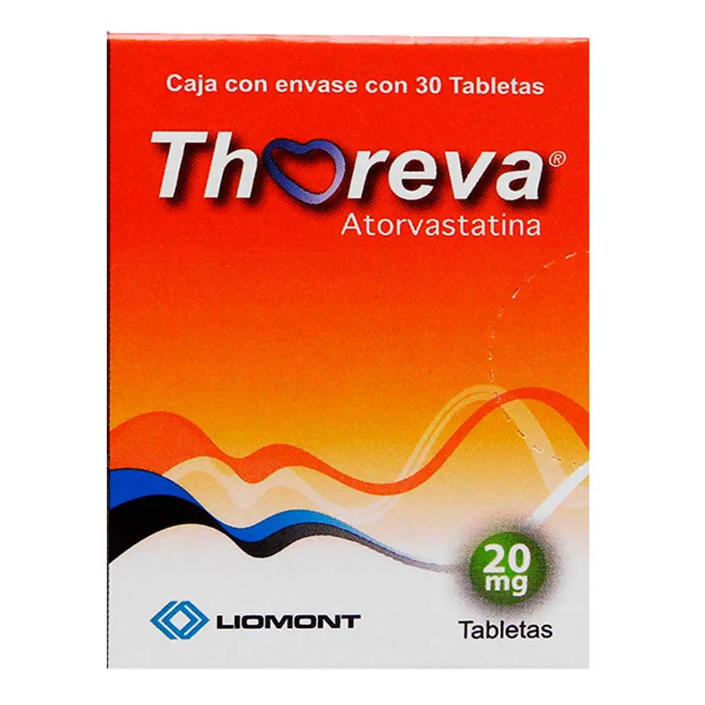 THOREVA DUAL 20MG TABLETAS CON 30