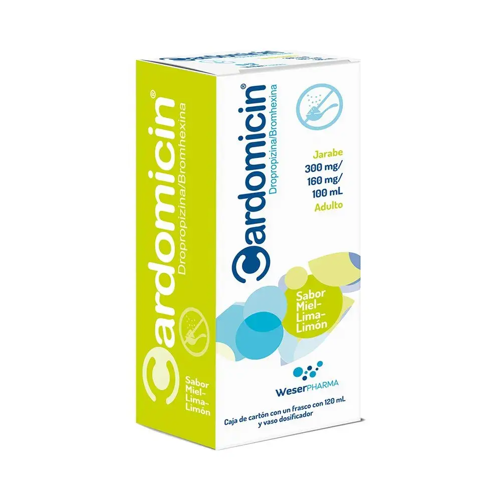 CARDOMICIN ADULTO MIEL LIMON JARABE120ML