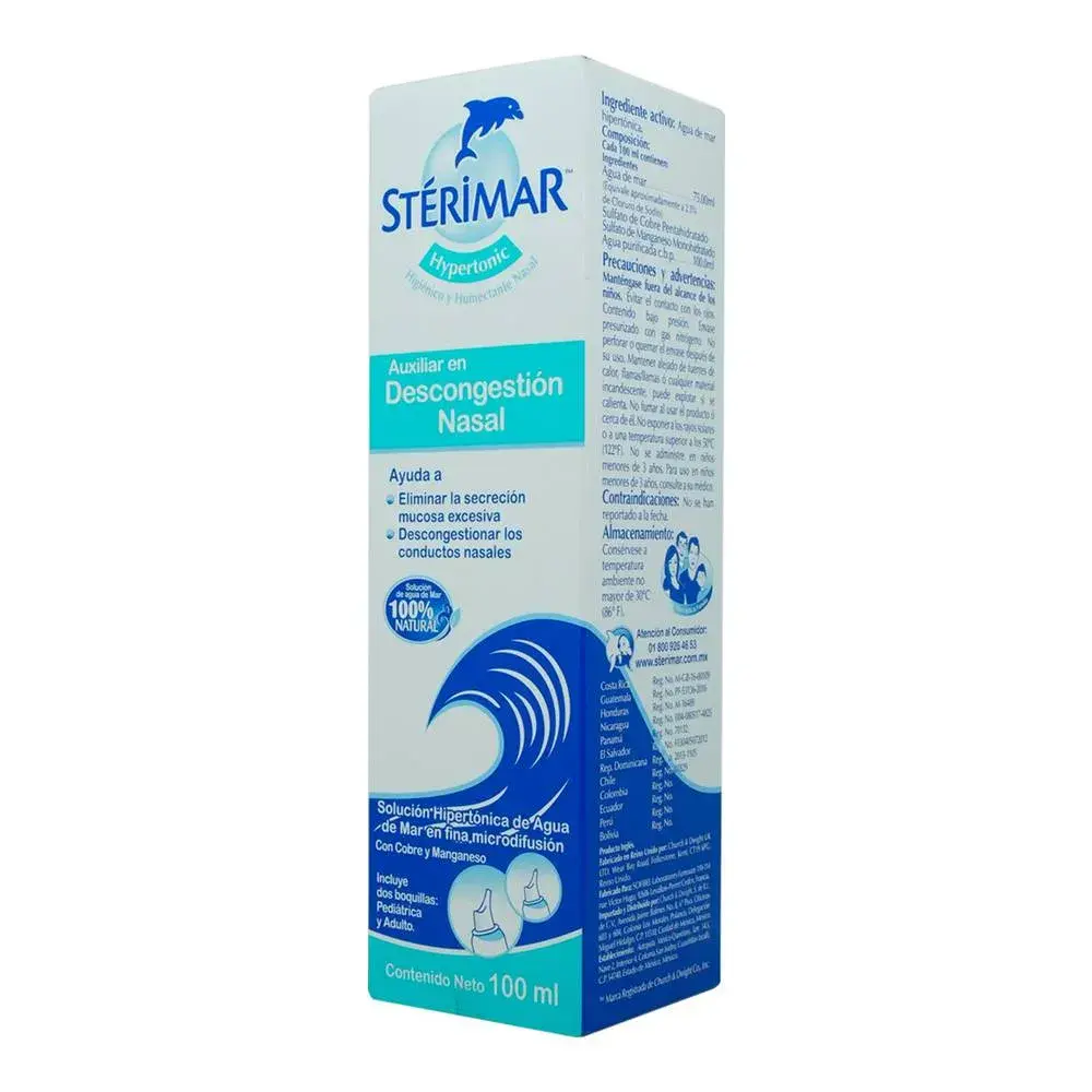 STERIMAR HYPERTONIC NASAL SPRAY 100ML