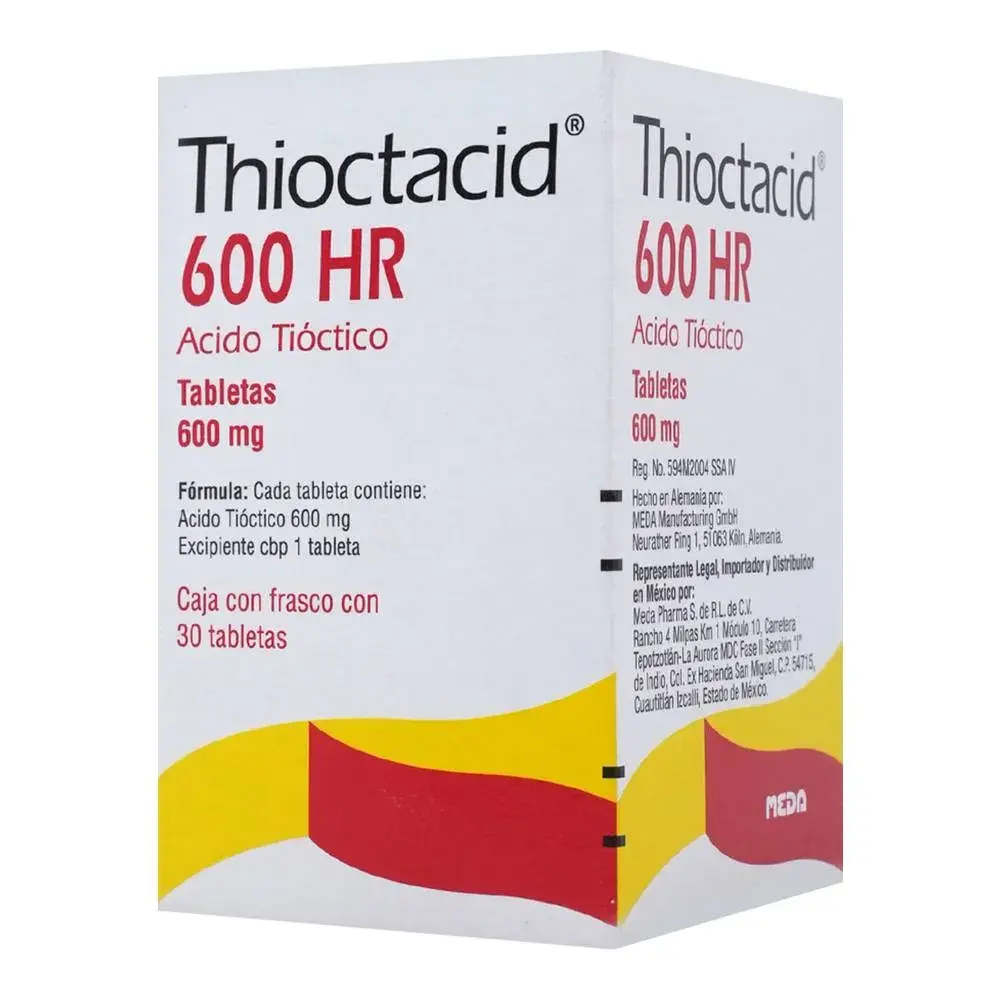 THIOCTACID-600HR 600MG COMPRIMIDOS CON 30