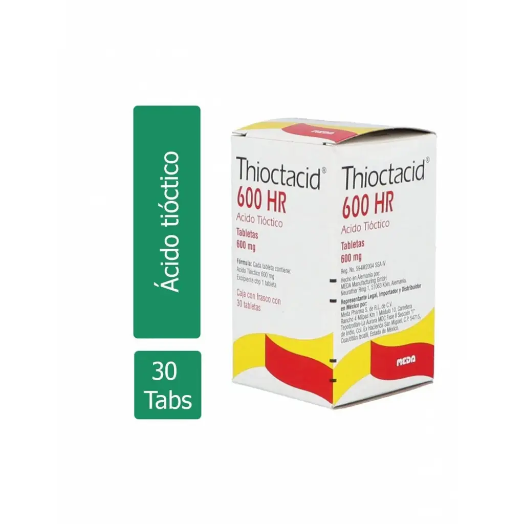 THIOCTACID-600HR 600MG COMPRIMIDOS CON 30