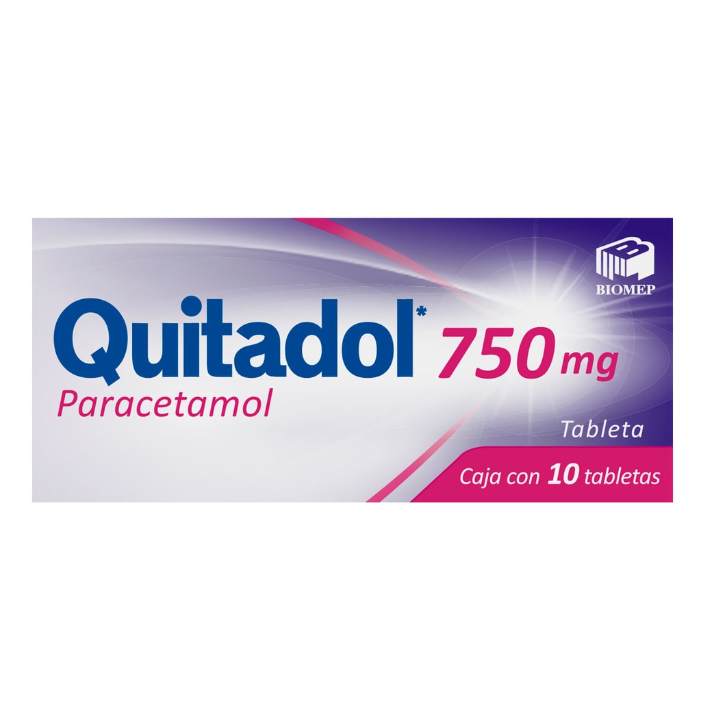 QUITADOL 750MG TABLETAS CON 10 (GI)
