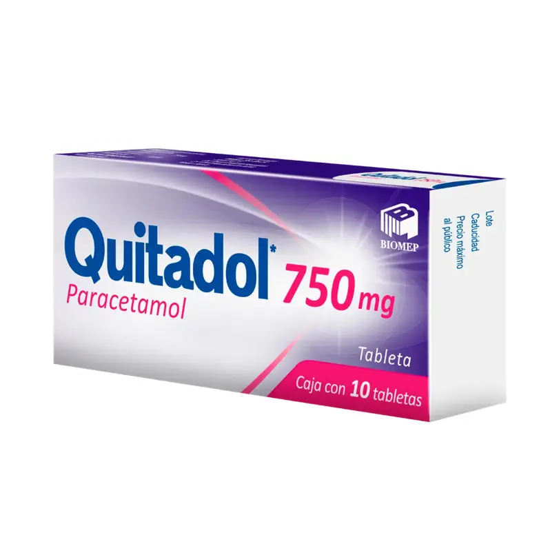 QUITADOL 750MG TABLETAS CON 10 (GI)