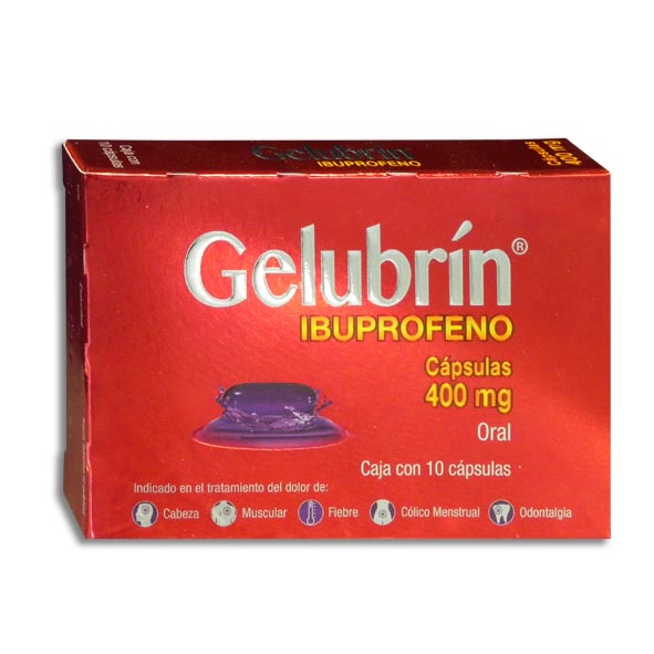 GELUBRIN 400MG CAPSULAS CON 10 (GI)