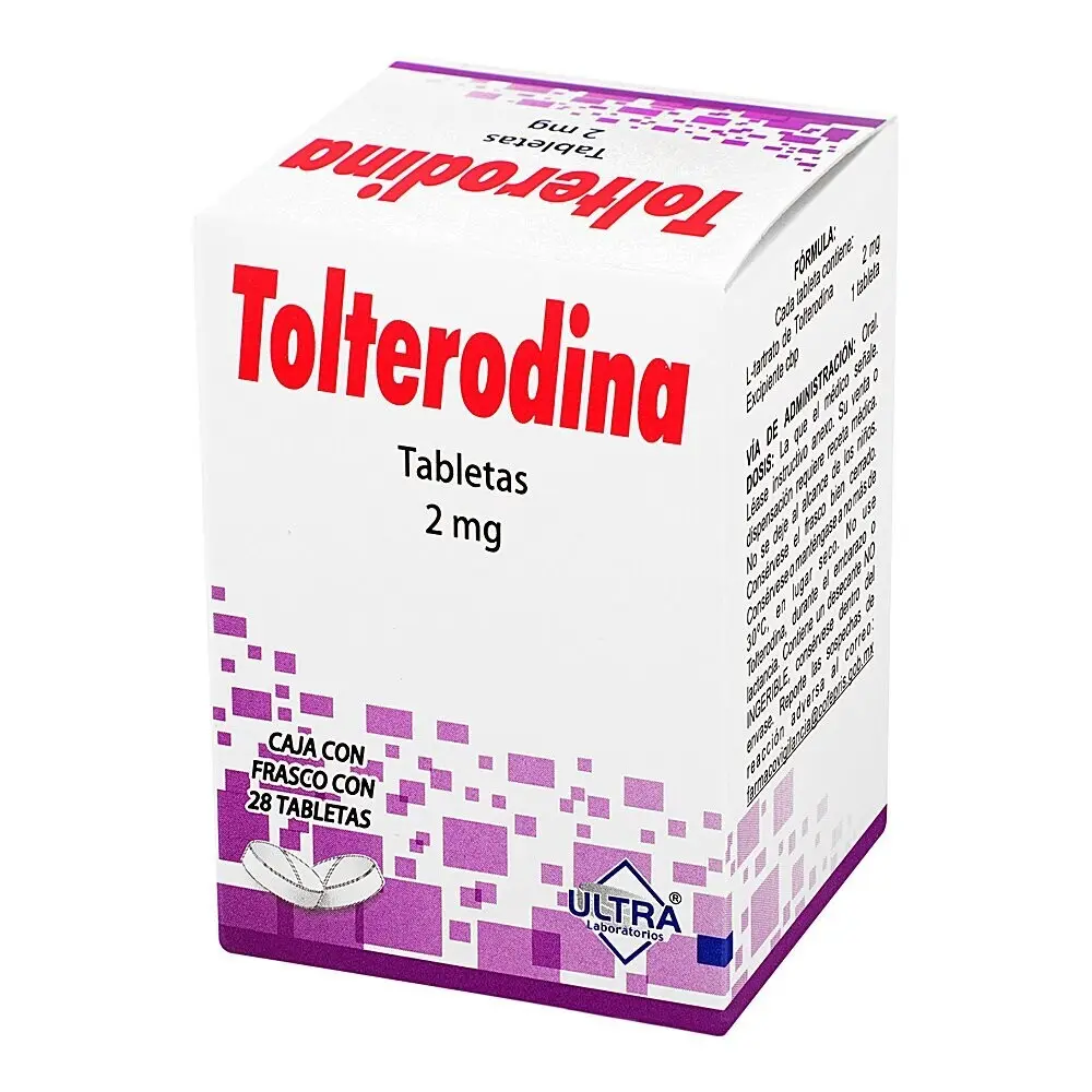 TOLTERODINA ULTRA 2MG TABLETAS CON 28 (GI)