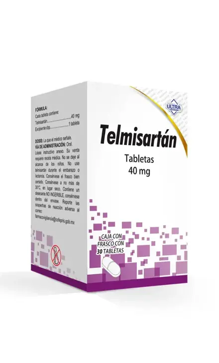 TELMISARTAN ULTRA 40MG TABLETAS CON 30 (GI)
