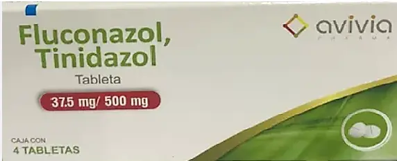 FLUCO/TINIDAZ AVIVIA 37.5/500MG TABLETAS CON 4 (GI)