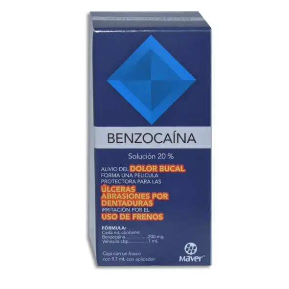 BENZOCAINA 20% 200MG SOLUCION 9.7 ML (GI)